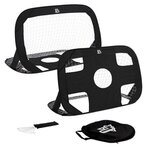 WOWSY Lot de 2 buts de foot pop-up 120 x 80 cm SPEEDY GOAL