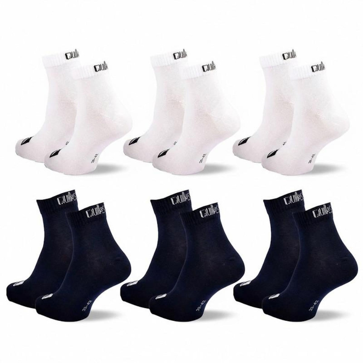 QUIKSILVER Quiksilver Pack de Chaussettes Homme QUARTER– Lot 6 Paires Sport