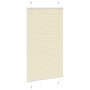 Voir la diapositive 3 : VIDAXL Store plisse creme 75x150 cm largeur du tissu 74,4 cm polyester