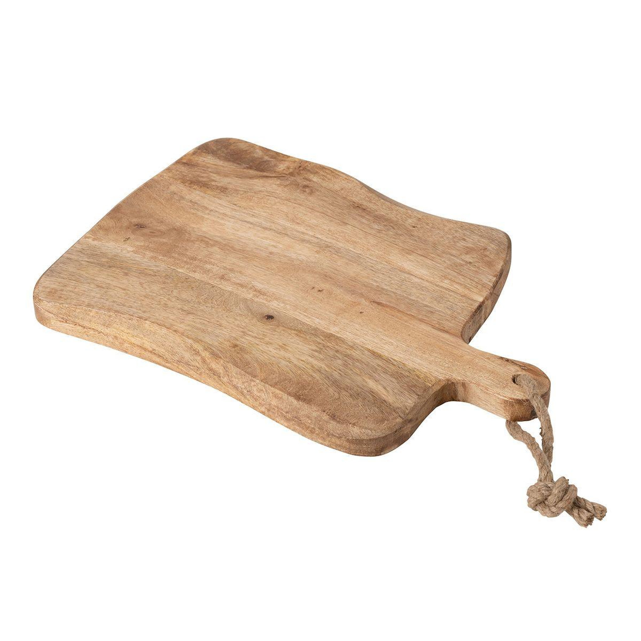 Voir la diapositive 1 : J-LINE Planche à Découper Carrée  Bois  52cm Naturel