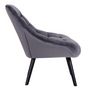 Voir la diapositive 3 : Paris Prix Fauteuil Scandinave en Velours  Johan  102cm Gris