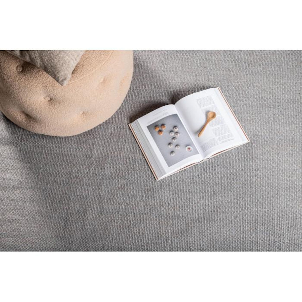 Paris Prix Tapis Tissé en Laine  Jaipur  170x240cm Gris