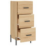 Voir la diapositive 5 : VIDAXL Buffet Chene sonoma 34,5x34x90 cm Bois d'ingenierie