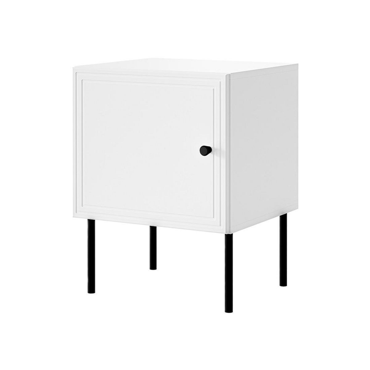 BEST MOBILIER Lavaggi - table de chevet - blanc - 45 cm