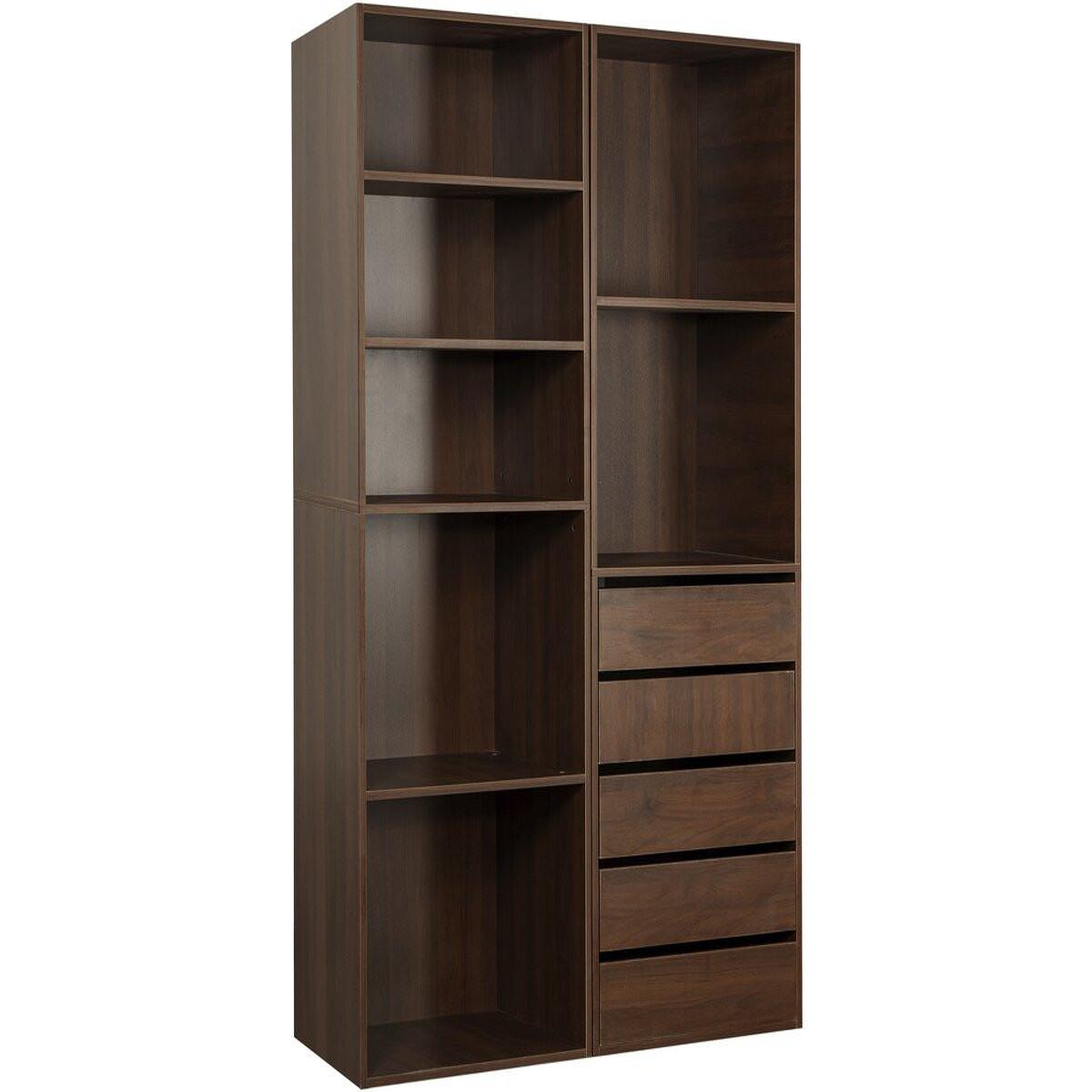Habitat et Jardin Kit dressing   opéra   modulable - 2 éléments - marron