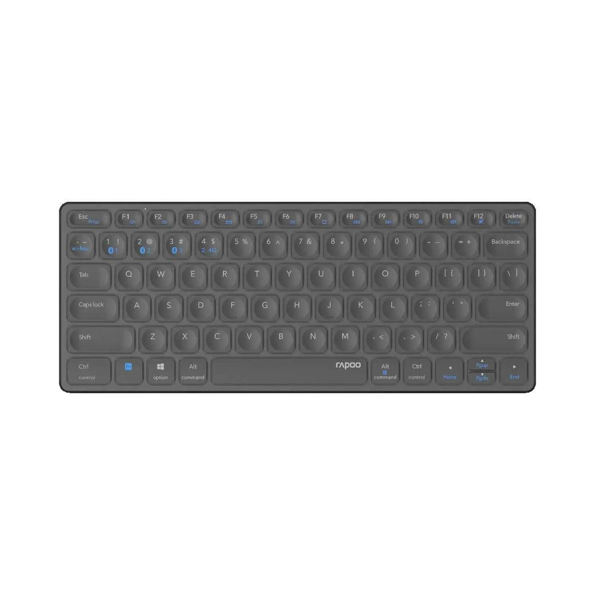 Voir la diapositive 1 : RAPOO Clavier sans fil Rapoo E9600M Gris foncé