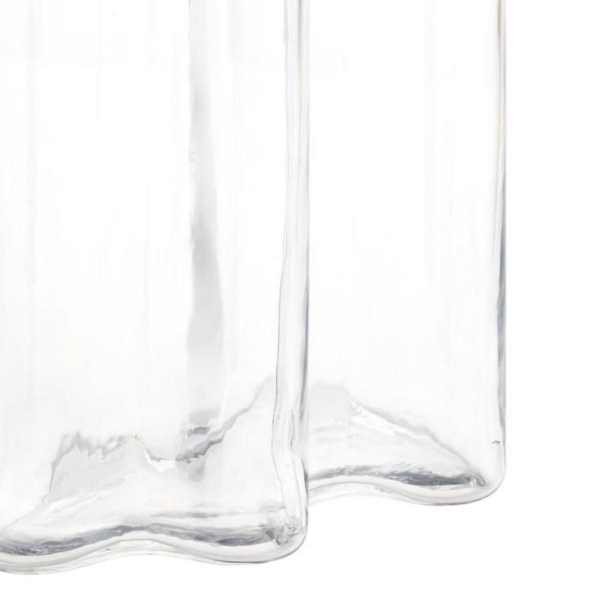 ATMOSPHERA Vase Vague en Verre  Kade  25cm Transparent
