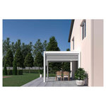 OMBREA Pergola bioclimatique - Autoportante - Blanche - 3x3 OMBREA