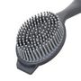 Voir la diapositive 3 : FIVE Brosse Vaisselle  Caoutchouc  24cm Gris