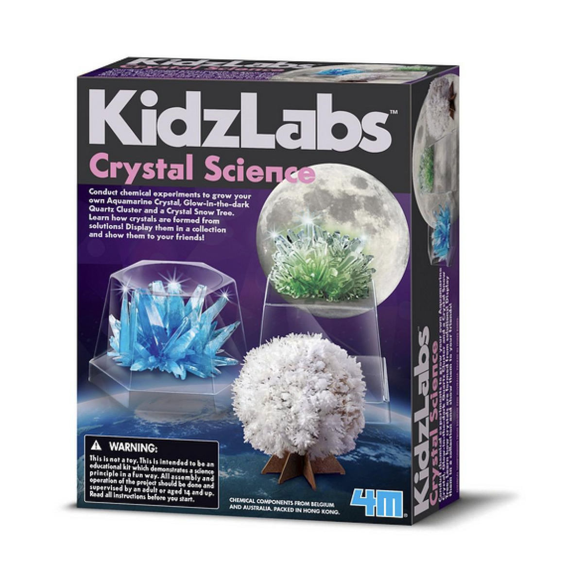 Graine créative 4M Kidz labs - Science du cristal multilingue
