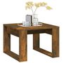 Voir la diapositive 4 : VIDAXL Table d'appoint Chene fume 50x50x35 cm Bois d'ingenierie