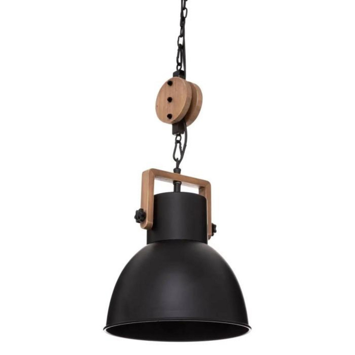 ATMOSPHERA Lampe Suspension en Métal  Silas  23cm Noir