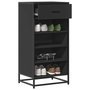 Voir la diapositive 1 : VIDAXL Etagere a chaussures noir 48x38x97,5 cm bois d'ingenierie