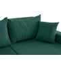 Voir la diapositive 6 : BEST MOBILIER Valos - canapé panoramique en u - 7 places - convertible avec coffres - en velours côtelé