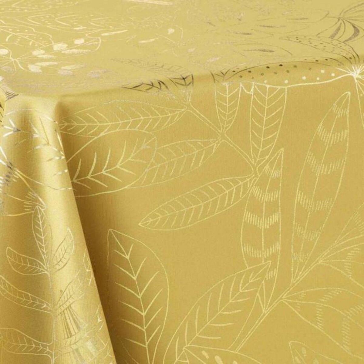 Paris Prix Nappe Imprimée Déco  Belflor  150x240cm Jaune