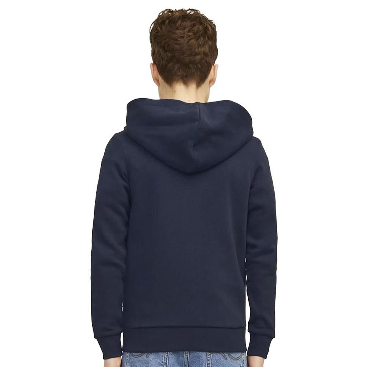 Jack & Jones Sweat Zippe Marine Garçon Jack & Jones Jjelogo