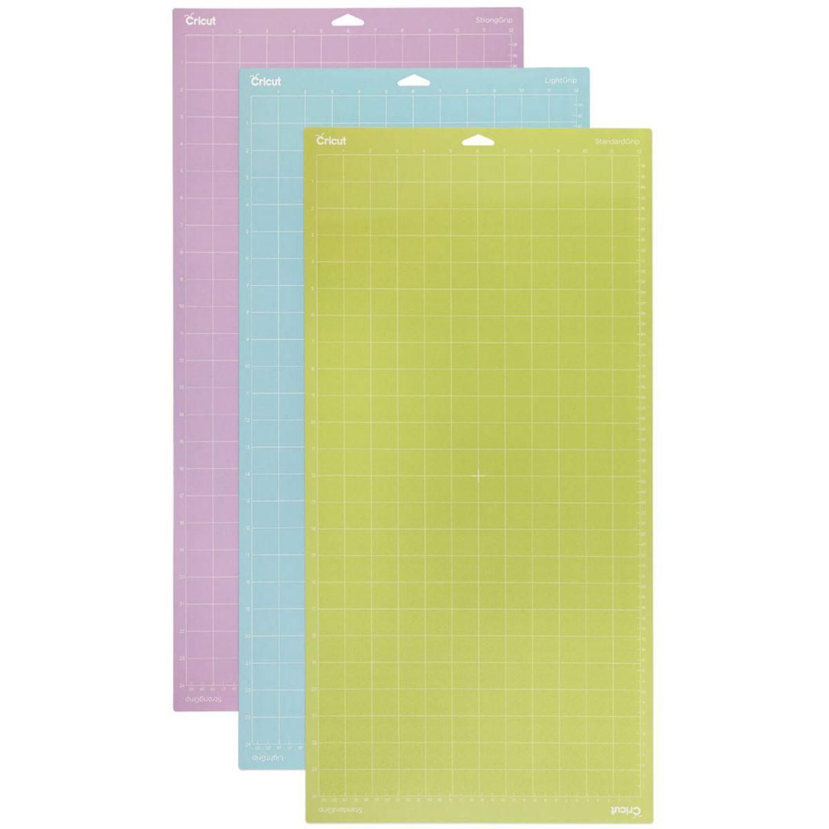 CRICUT Accessoire 3 tapis de coupe 30x60 cm