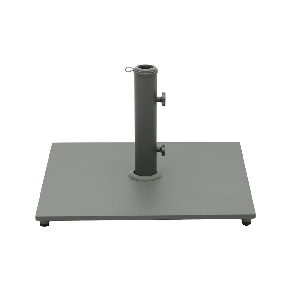 SWEEEK Pied carré en acier pour parasol à mât central - Terra