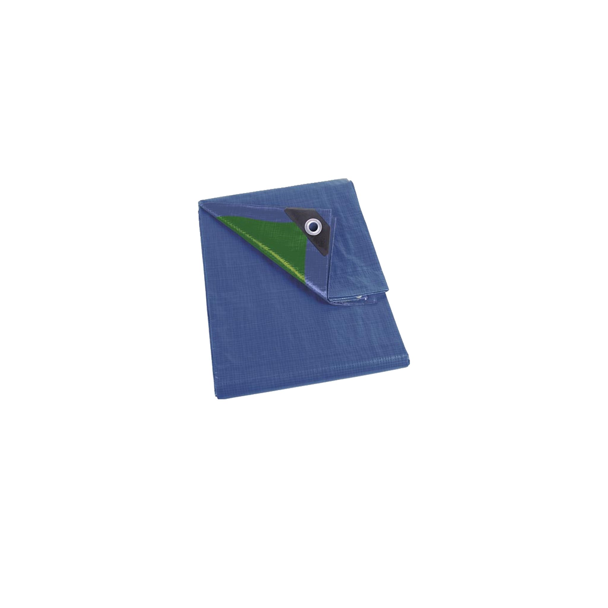 Perel Bâche Perel 4x5m 70 g/m² bleue/verte