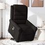 Voir la diapositive 3 : VIDAXL Fauteuil de massage inclinable Noir Tissu