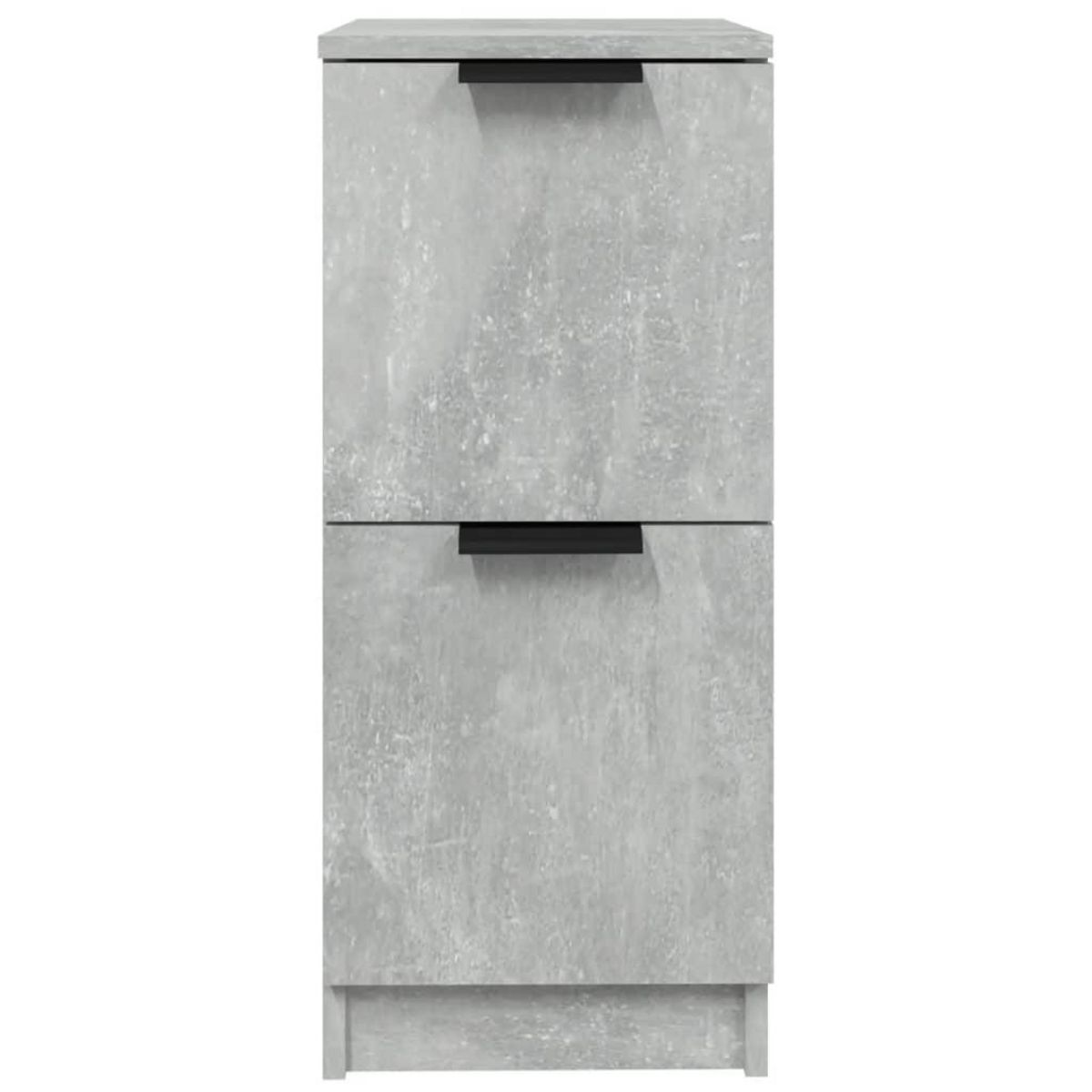 VIDAXL Buffet Gris beton 30x30x70 cm Bois d'ingenierie