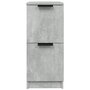 Voir la diapositive 5 : VIDAXL Buffet Gris beton 30x30x70 cm Bois d'ingenierie