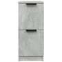 Voir la diapositive 5 : VIDAXL Buffet Gris beton 30x30x70 cm Bois d'ingenierie