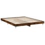 Voir la diapositive 5 : VIDAXL Cadre de lit sans matelas chene fume 120x200 cm bois ingenierie