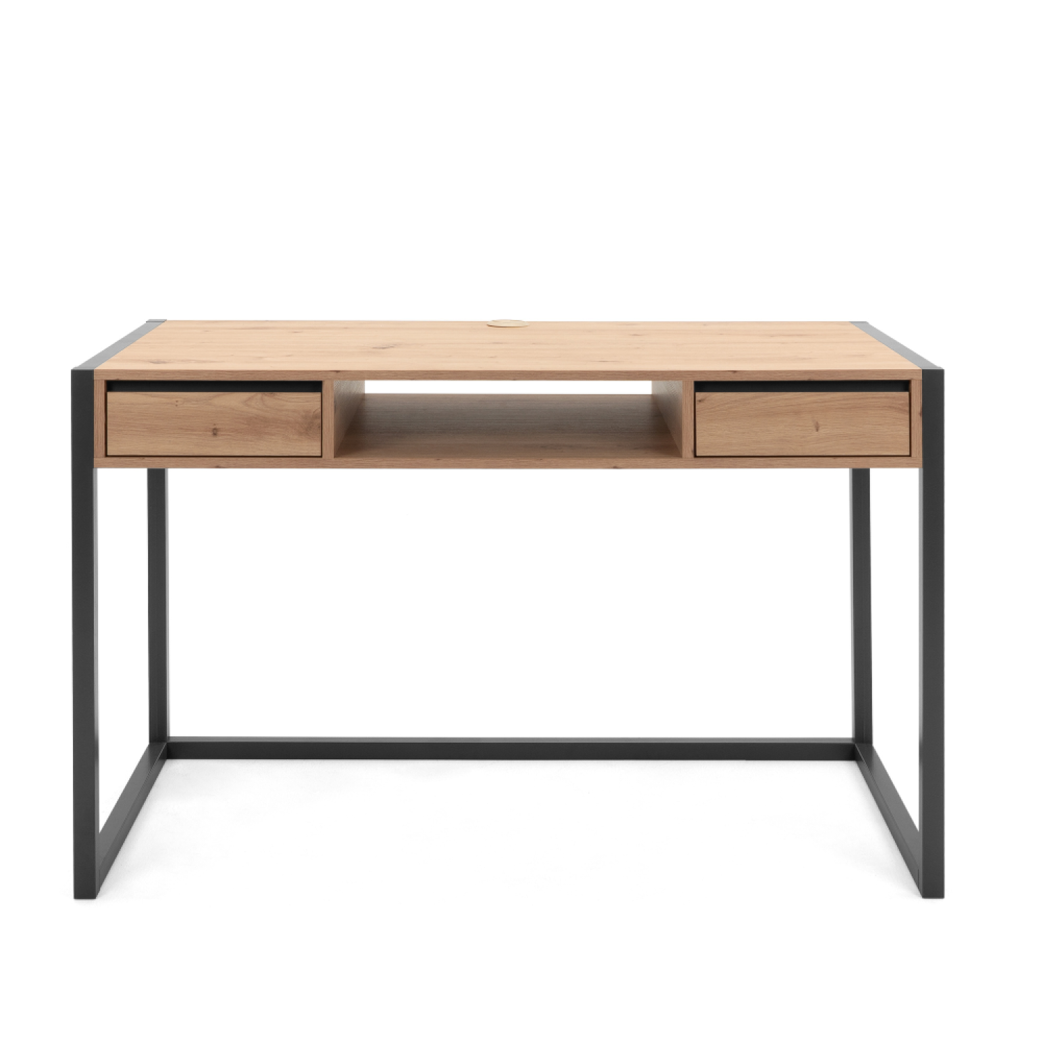 CONCEPT USINE Bureau industriel bois et noir kotor
