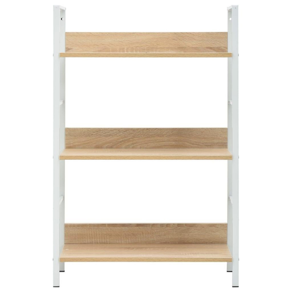 VIDAXL Bibliotheque a 3 niveaux chene 60x27,6x90,5cm bois d'ingenierie