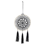 ATMOSPHERA Attrape-Rêves Déco  Brodé  43cm Noir
