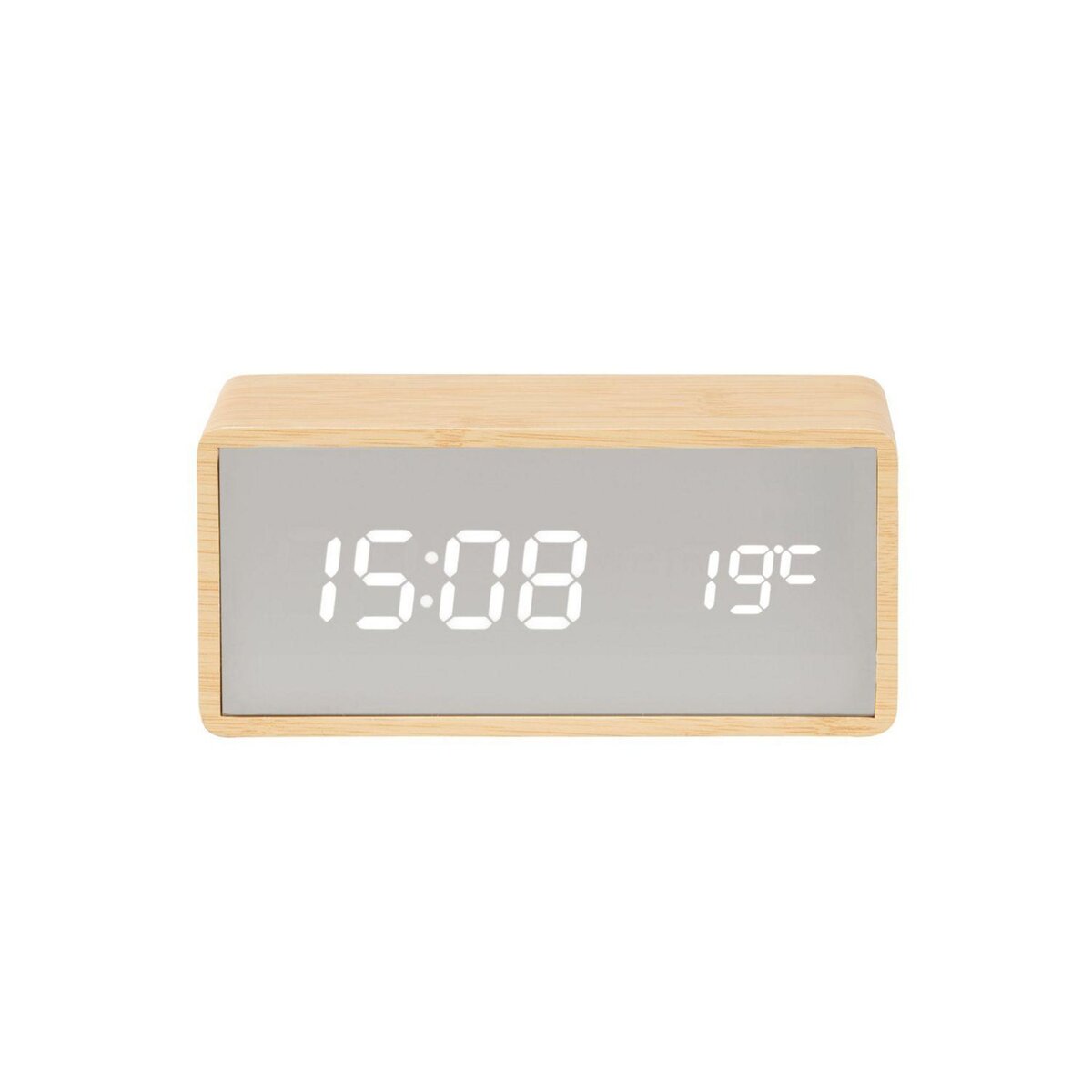 Karlsson Réveil Copper Mirror LED