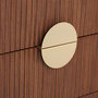 Voir la diapositive 5 : ATMOSPHERA Commode 4 tiroirs effet noyer WANY - Marron