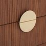 Voir la diapositive 5 : ATMOSPHERA Commode 4 tiroirs effet noyer WANY - Marron