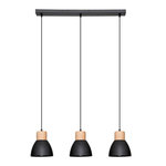 ATMOSPHERA Lampe de Plafonnier 3 Têtes  Desy  100cm Noir