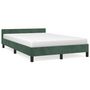 Voir la diapositive 2 : VIDAXL Cadre de lit sans matelas vert fonce 120x200 cm velours
