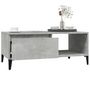Voir la diapositive 4 : VIDAXL Table basse Gris beton 90x50x36,5 cm Bois d'ingenierie