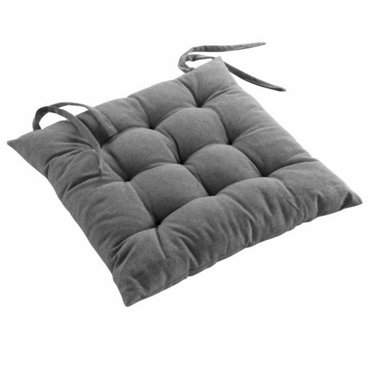 Paris Prix Coussin de Chaise  Mistral  40x40cm Gris Chiné