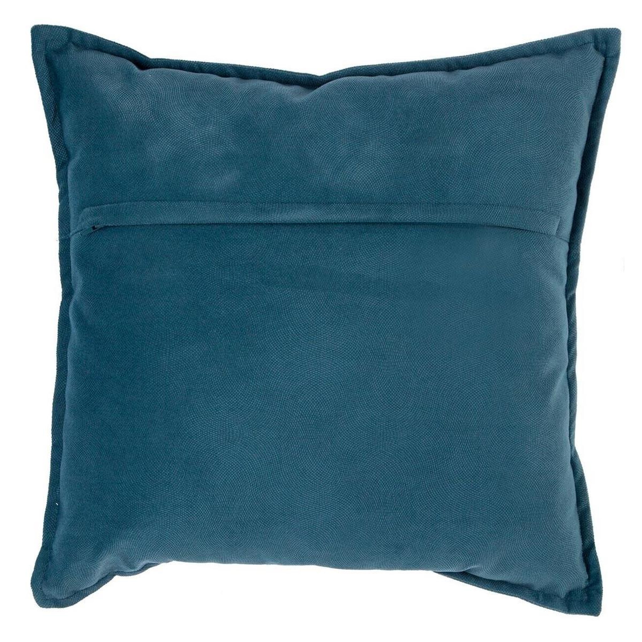 Voir la diapositive 2 : ATMOSPHERA Coussin déhoussable  lilou  45x45cm bleu