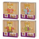 Eichhorn Eichhorn Puzzle cube en bois Petit Ours 20 pièces modèle aléatoire