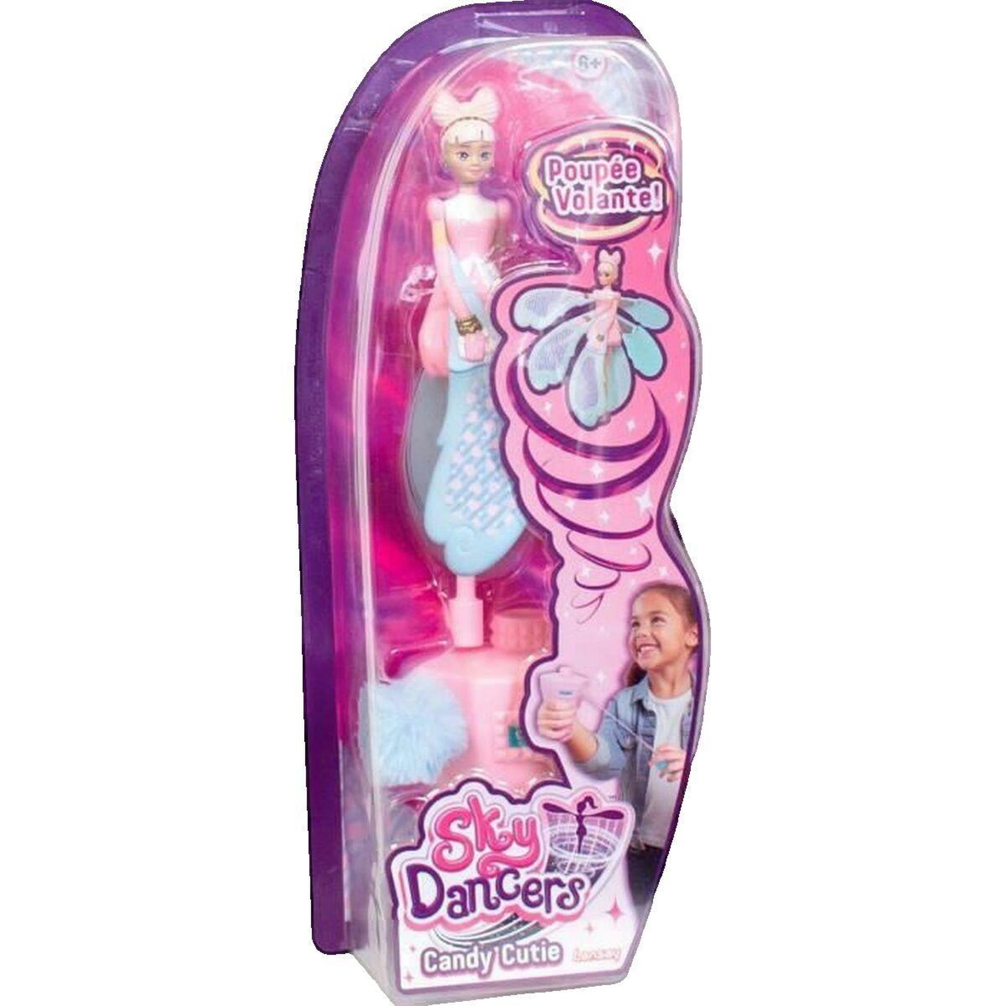 LANSAY Poupée volante Lansay Candy Cutie rose kawaii