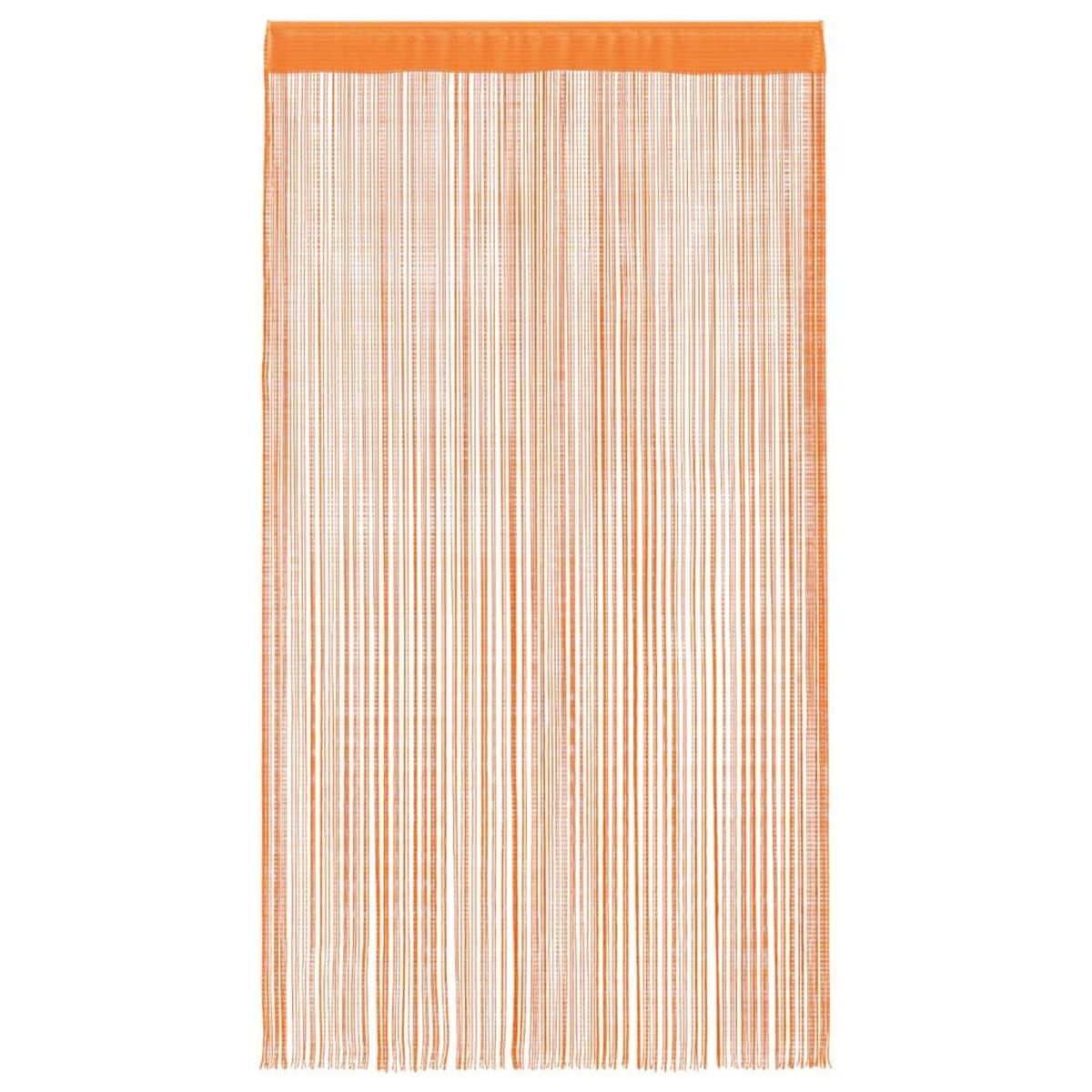 VIDAXL Rideau en fils 2 pcs 140 x 250 cm orange