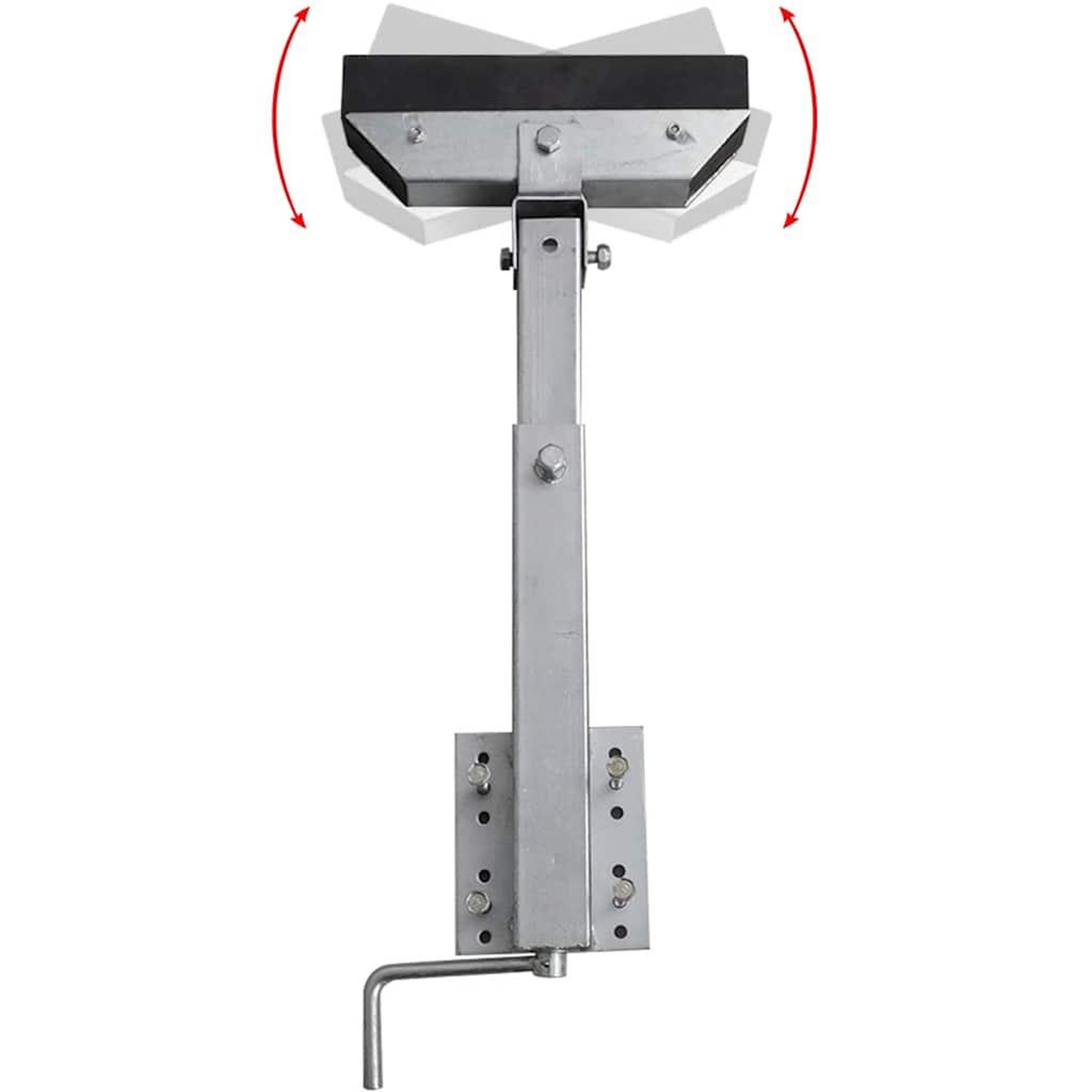 Voir la diapositive 3 : VIDAXL Set de 2 supports a barre inclinable 63 - 88 cm pour remorque a bateau