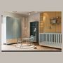 Voir la diapositive 8 : Armoire bébé enfant 3 portes 4 tiroirs bleu LINIA 