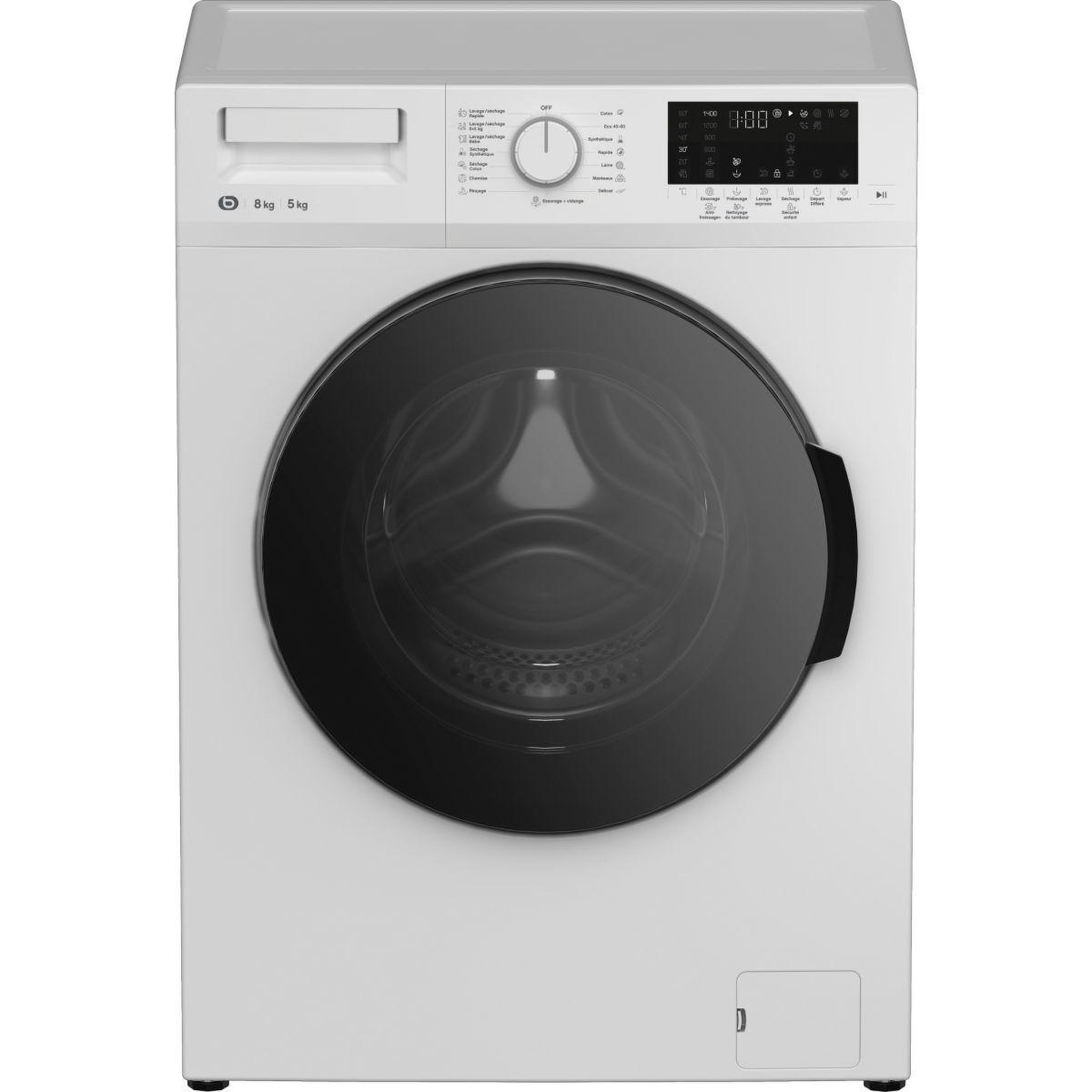 Voir la diapositive 1 : ESSENTIEL B Lave linge séchant hublot ELS85-2b