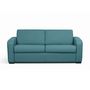 Voir la diapositive 2 : Canapé convertible système couchage express matelas 160x200 13cm 3 places en tissu  DYLAN 
