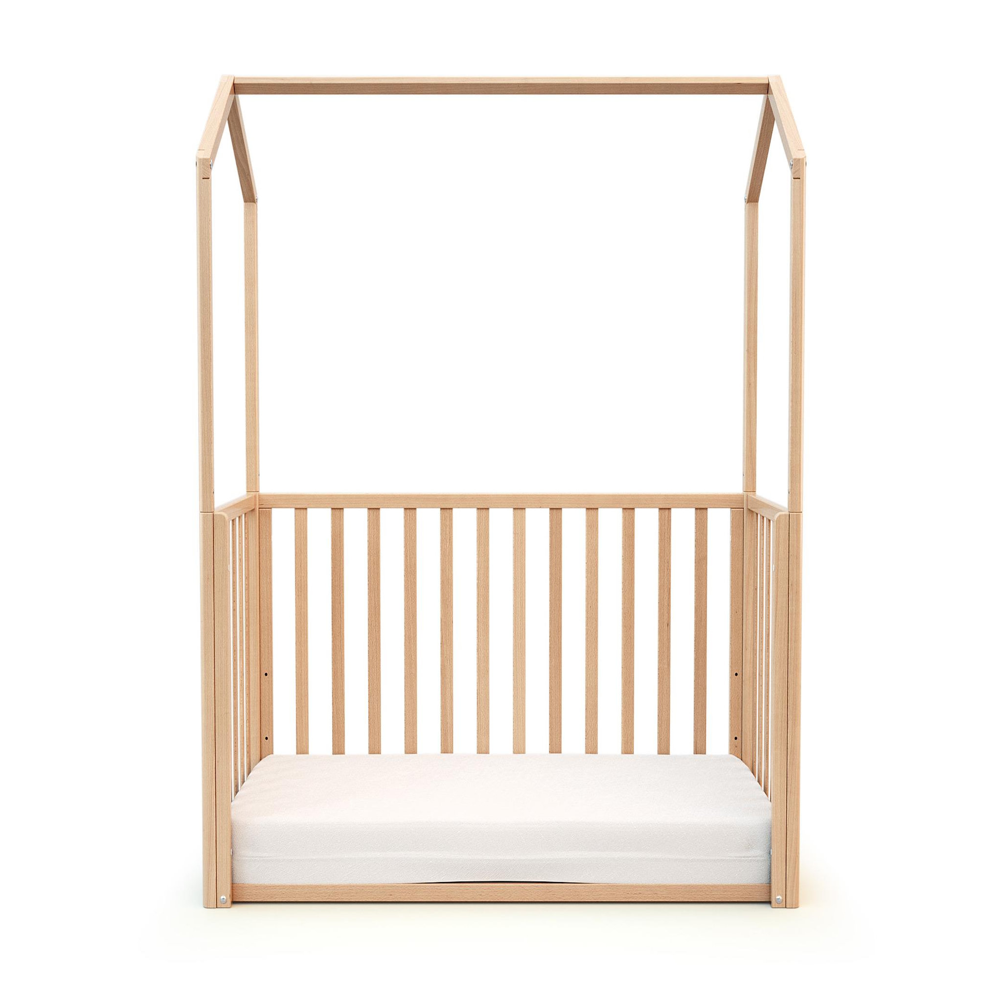Voir la diapositive 2 : AT4 Lit cabane bébé évolutif CONFORT en bois