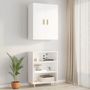 Voir la diapositive 3 : VIDAXL Armoire murale suspendue Blanc 69,5x34x90 cm