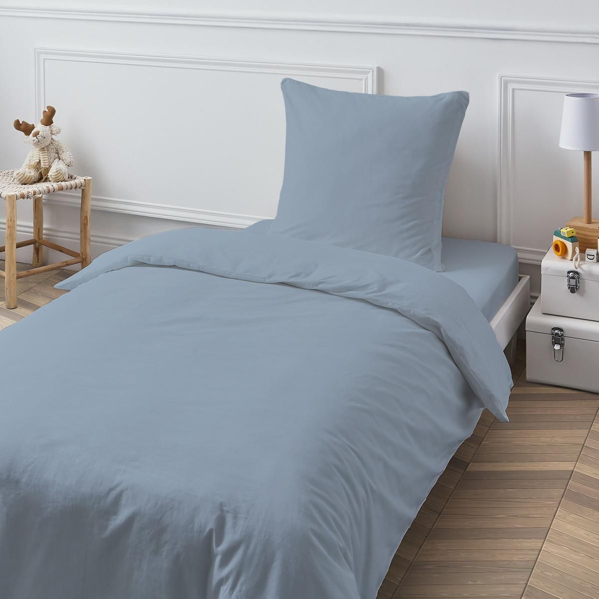 FUTURE HOME Drap housse en coton 57 fils uni bonnet 25cm