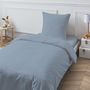 Voir la diapositive 2 : FUTURE HOME Drap housse en coton 57 fils uni bonnet 25cm